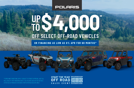 Start The Year Off-Road Sales Event