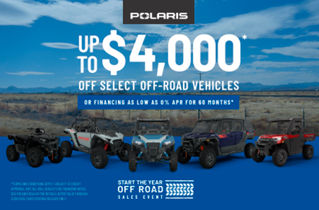 Start The Year Off-Road Sales Event