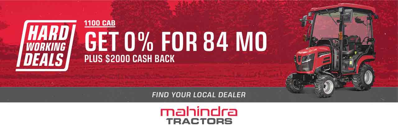 "2.70% for 120 months with 20% Down

3.99% for 120 months with 10% Down"