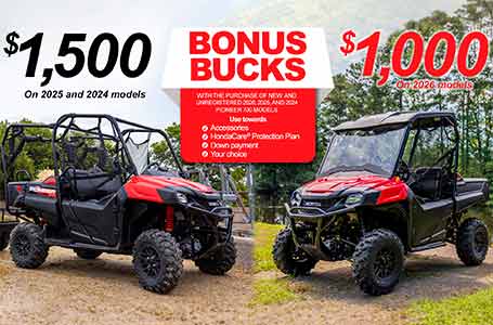 2026 Honda Pioneer 700 - RED for Sale | Triangle Cycles Danville