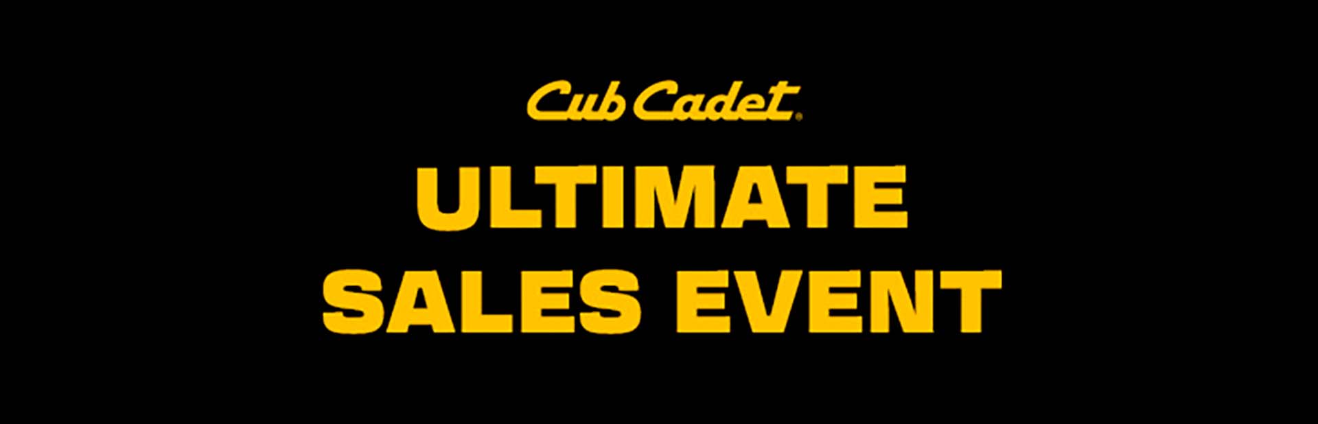 Ultimate sales event
