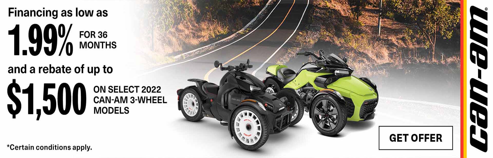 Can-Am - Choose your Ride: ATV, SxS, 3-wheel, electric motos